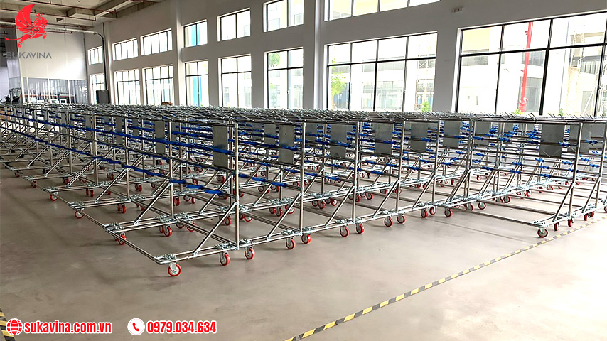 xe đẩy hàng inox 5 