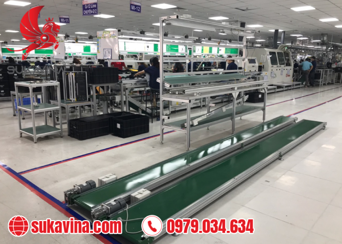 Heavy duty conveyors at SUKAVINA adapt to each factory