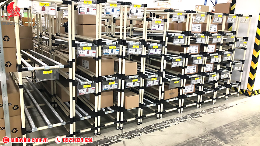 Xe đẩy hàng lắp ráp 3 