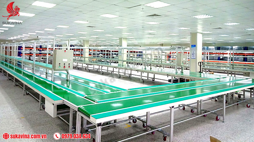 Ứng dụng của băng tải chuyển hàng