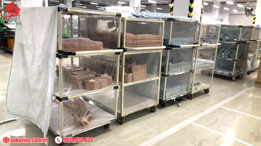 Industrial trolleys are widely used in most manufacturing industries.