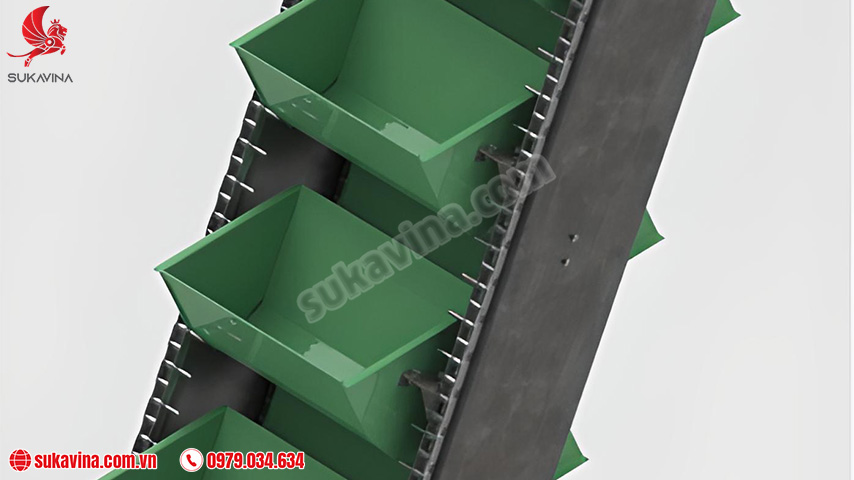 Plastic bucket conveyors