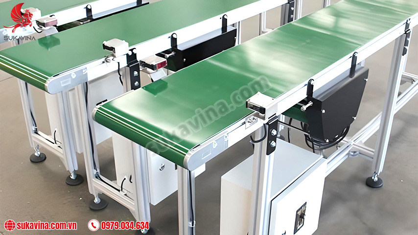 Cấu tạo của băng tải mini Structure of mini conveyor