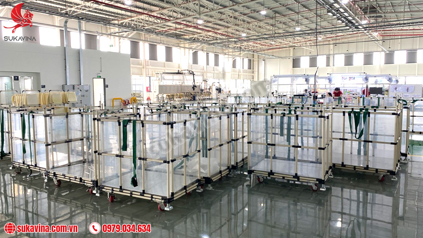 Xe đẩy hàng 4 bánh 4 wheel trolley